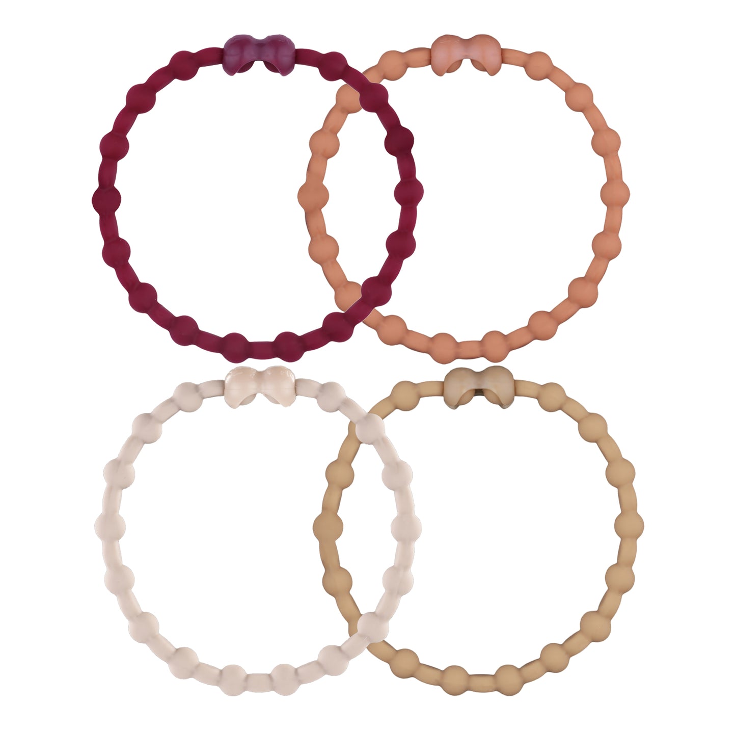 Vintage Chic Pack Pro Hair Ties (4-pack): een vleugje klasse voor elke streng