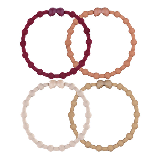 Vintage Chic Pack PRO Hair Ties (4-Pack): A Touch of Class for Every Strand