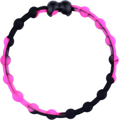 Black & Pink PRO Hair Ties (6-Pack): Bold and Playful for Every Look