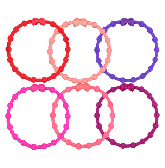 Wild Berry Hair Tie Pack (6-Pack) - A Burst of Fruity Fun for Every Look (Unique Design)