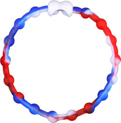 Red, White & Blue Hair Ties (4-Pack) - Show Your Patriotic Style