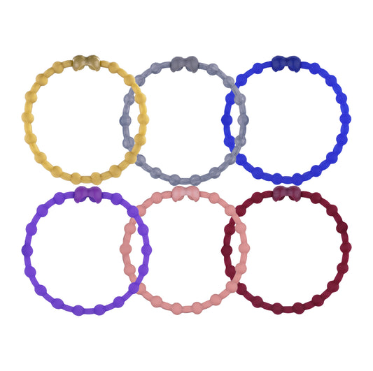 Precious Metals Pack Hair Ties (6-Pack) - Elevate Your Style with a Touch of Luxury