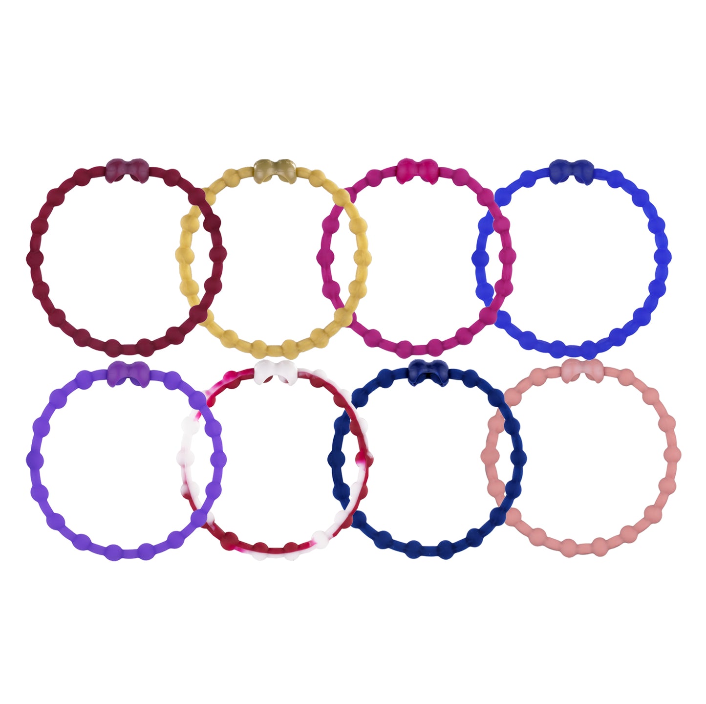 Royal Regalia Pack Hair Ties (8 Pack): Channel Inner Royalty with Every Look