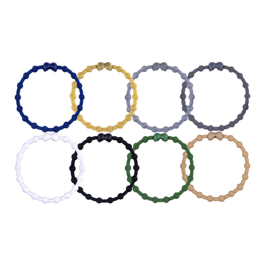 Urban Sophisticate Pack PRO Hair Ties: Easy Release Adjustable for Every Hair Type PACK OF 8