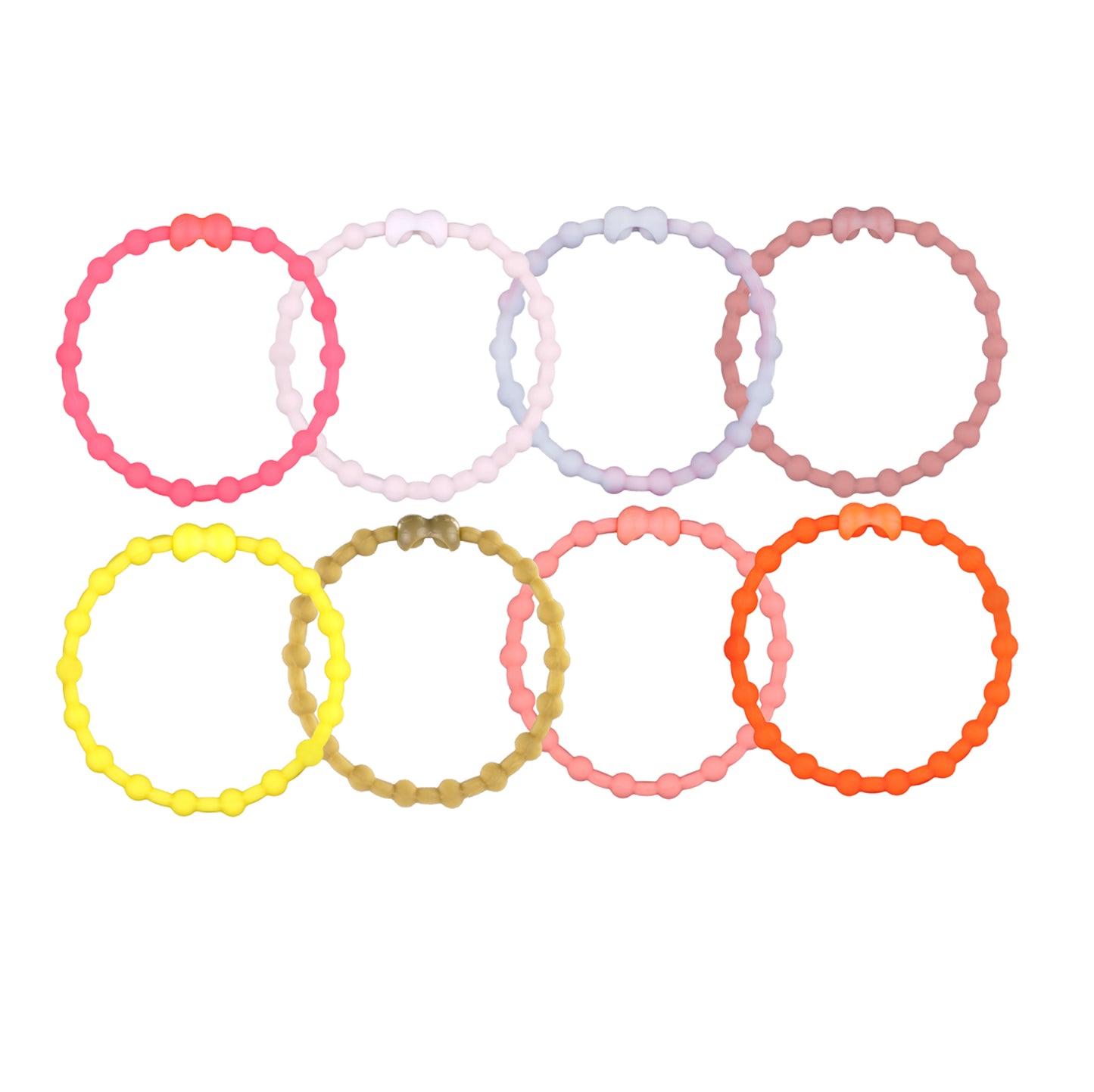Golden Hour Pack Hair Ties (8 Pack): Chase the Sunset with Every Tie