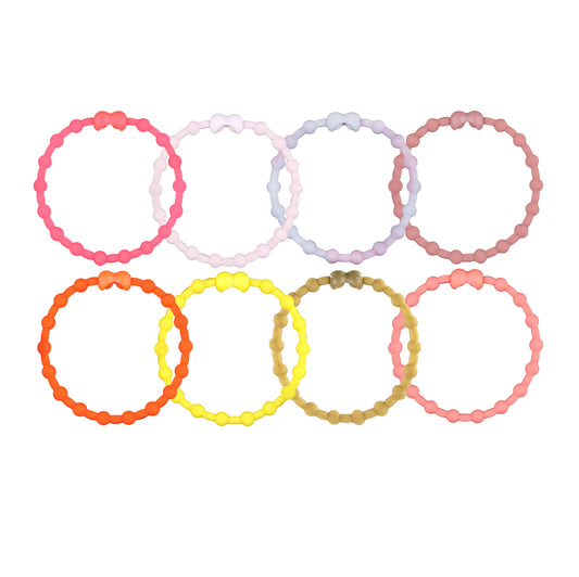 Golden Dunes Pack Hair Ties (8 Pack): Embrace Warmth and Style with Every Strand