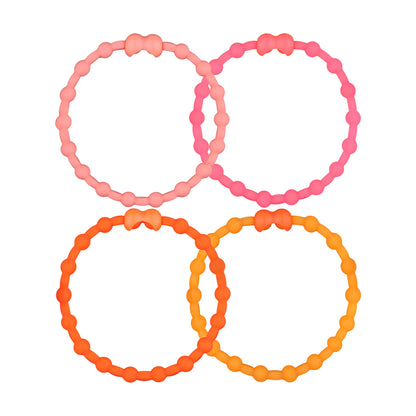 Tropical Bliss Pack PRO Hair Ties (4-Pack): Escape to Paradise in Every Strand