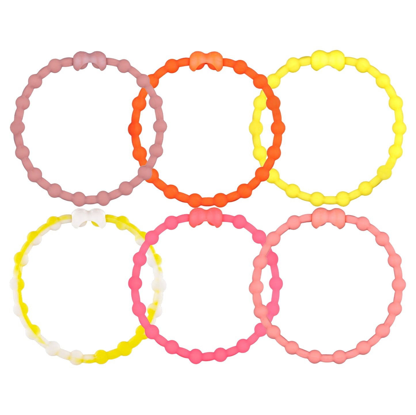 Golden Hour Pack PRO Hair Ties (6-Pack): Capture the Warmth of Sunset in Your Hair