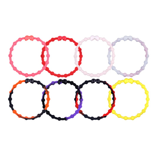 Twilight Mirage Pack PRO Hair Ties: Easy Release Adjustable for Every Hair Type PACK OF 8