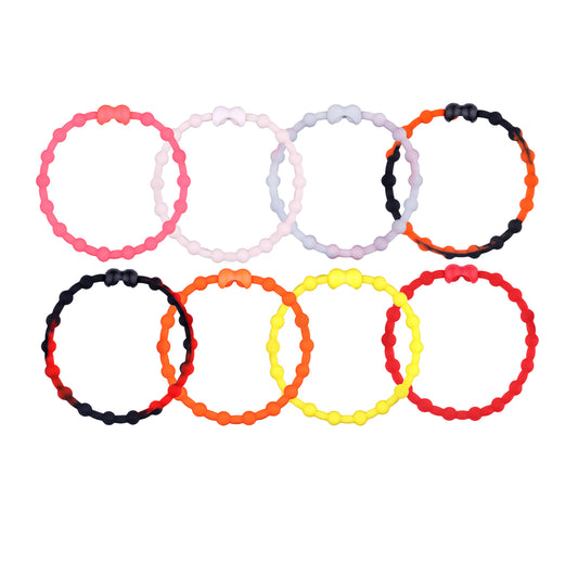 Dusk on the Horizon Pack Hair Ties (8 Pack): Unwind with Style After Your Workout