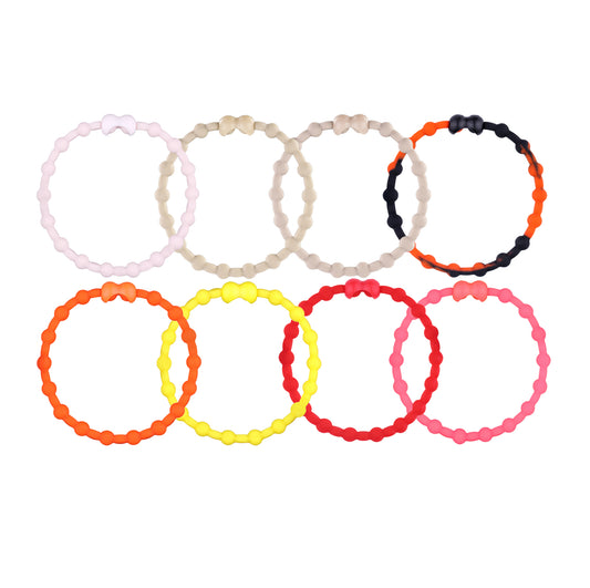 Desert Heat Pack Hair Ties (8 Pack): Conquer Workouts in Style and Comfort