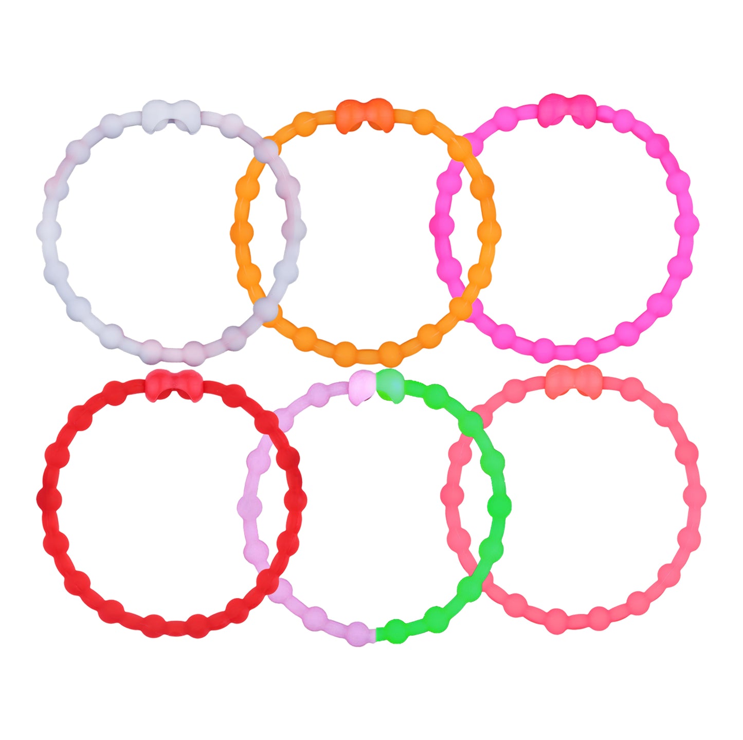 Sunset Glow Pack Hair Ties (6-Pack) - Paint Your Hair with the Colors of Dusk