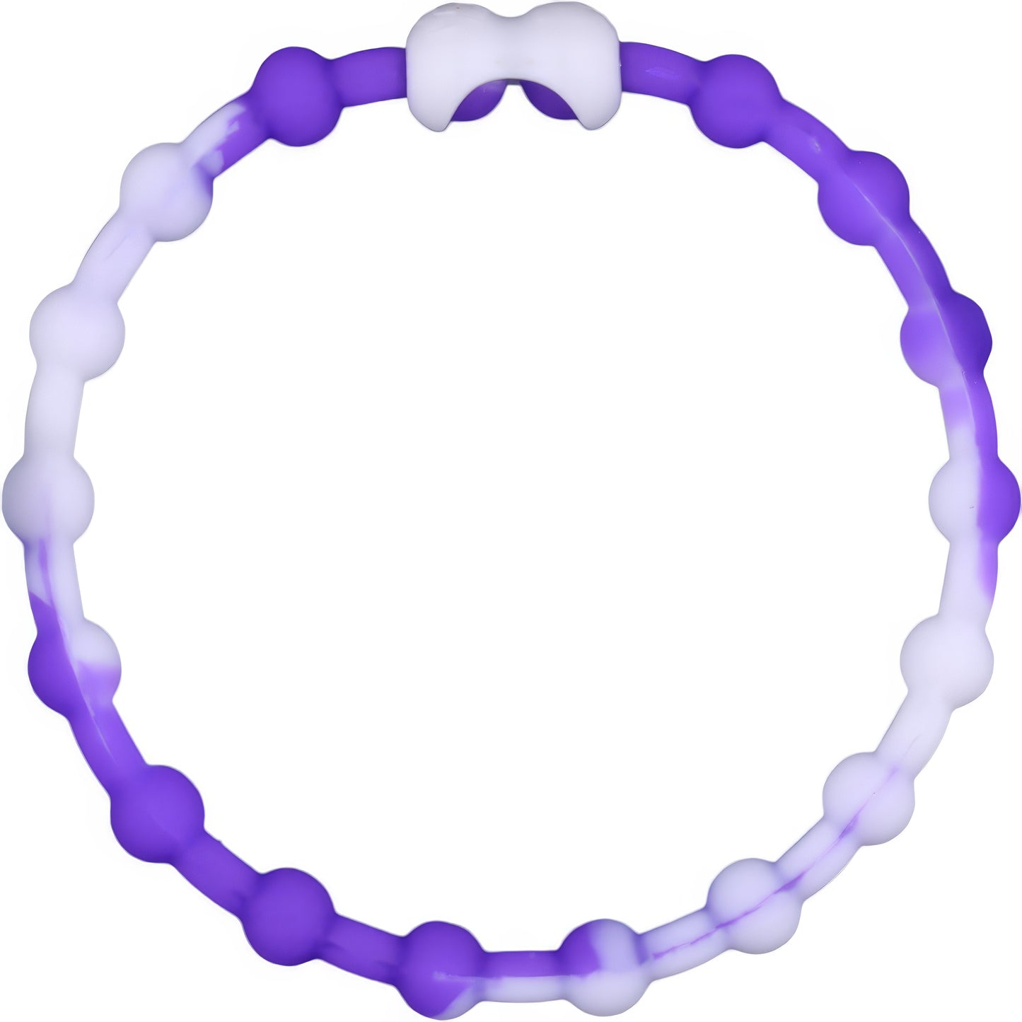 White Purple Pro Hair Ties (4-pack): En slående kontrast för ditt hår