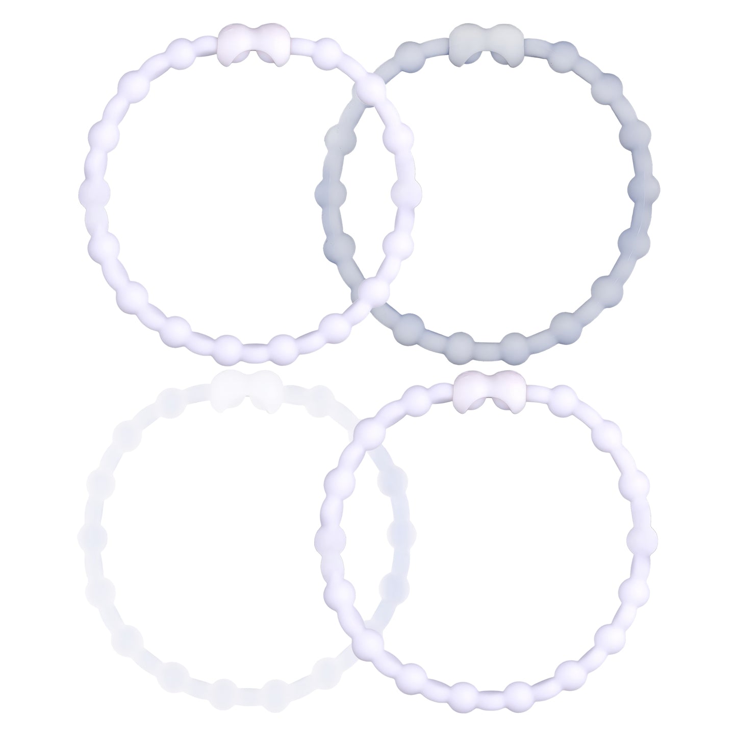 Lunar Reflection Pack Pro Hair Ties (4-Pack): Reflektera din stil med himmelselegans