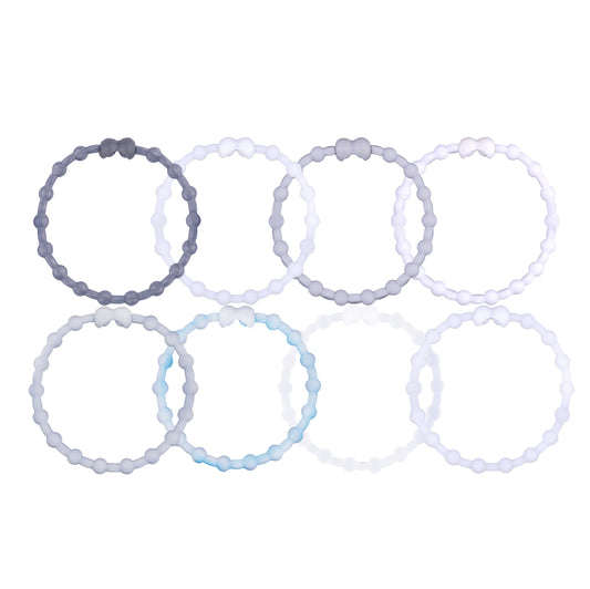 Nordic Chill Pack Hair Ties (8 Pack): Embrace the Cool Elegance of the North