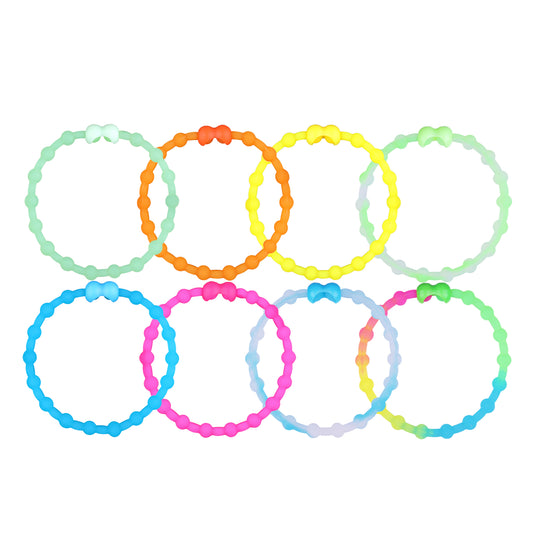 Neon Dreams Pack Hair Ties (8 Pack): A Daydream in Technicolor