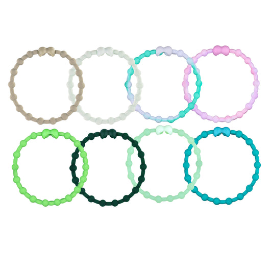 Eco Zen Pack Hair Ties (8 Pack): Find Inner Peace with Effortless Style