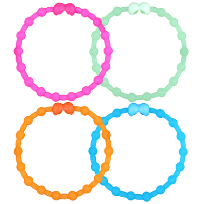 Neon Lagoon Pack Pro Hair Ties (4-pack): Dyk i livlig stil