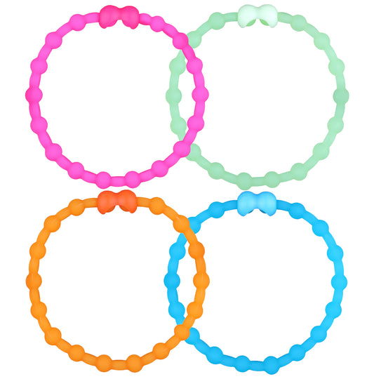 Neon Lagoon Pack Pro Hair Ties (4-pack): Dyk i livlig stil