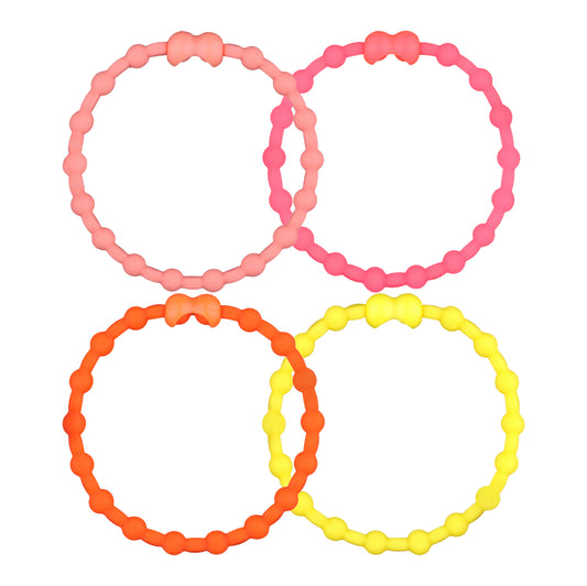 Sunset Glow Pack Pro Hair Ties (4-pack): Fånga Golden Hours utstrålning