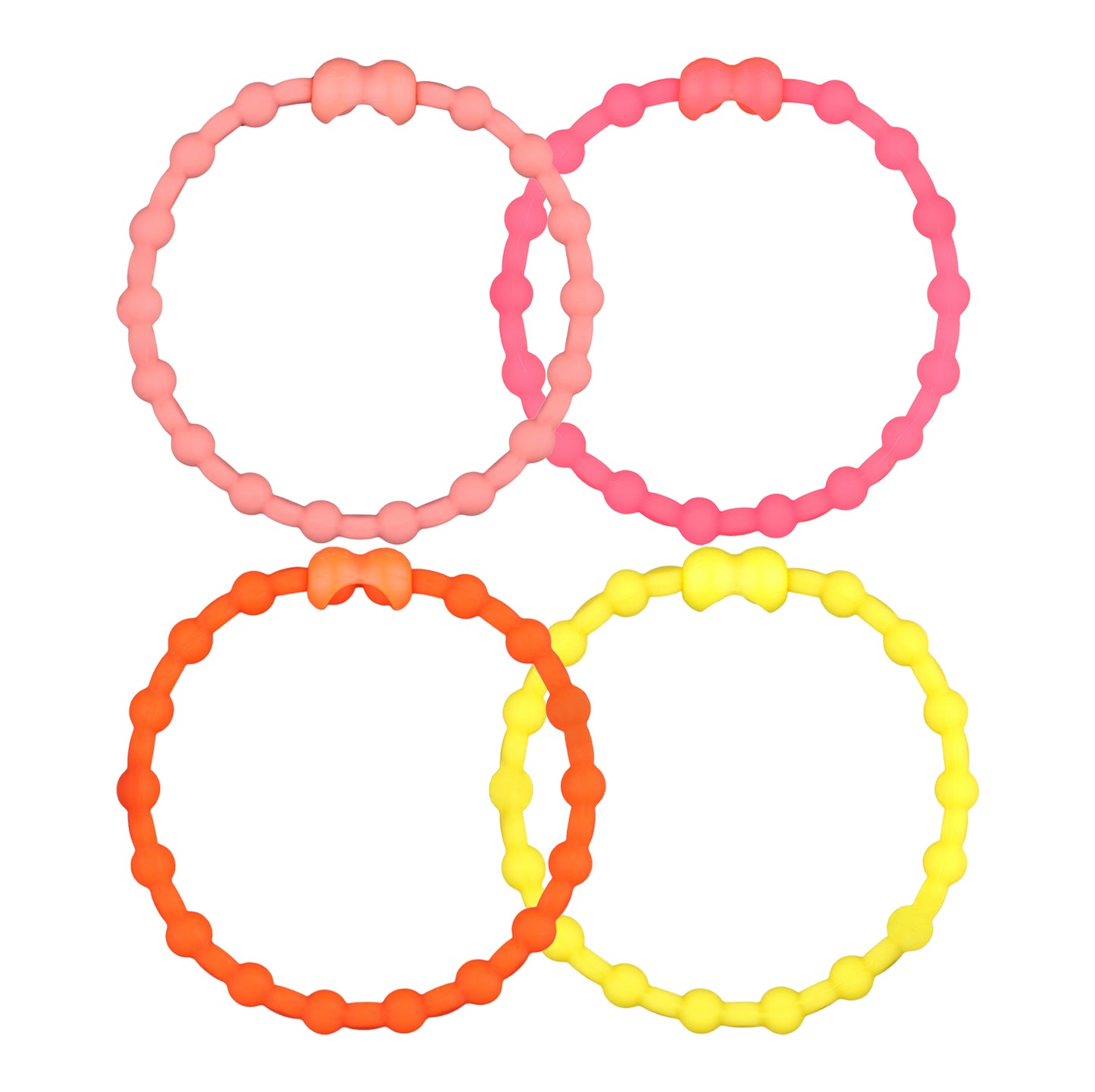 Sunset Serenade Pack Pro Hair Ties (4-pack): En symfoni av sommarfärger