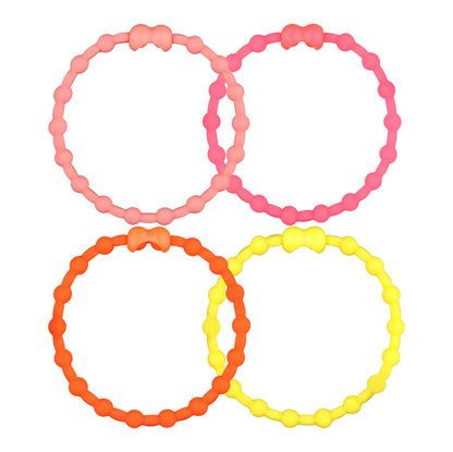 Sunset Serenade Pack Pro Hair Ties (4-pack): En symfoni av sommarfärger