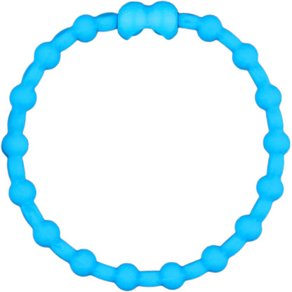 Baby Blue Hair Ties: Easy Release Adjustable for Every Hair Type PACK OF 4