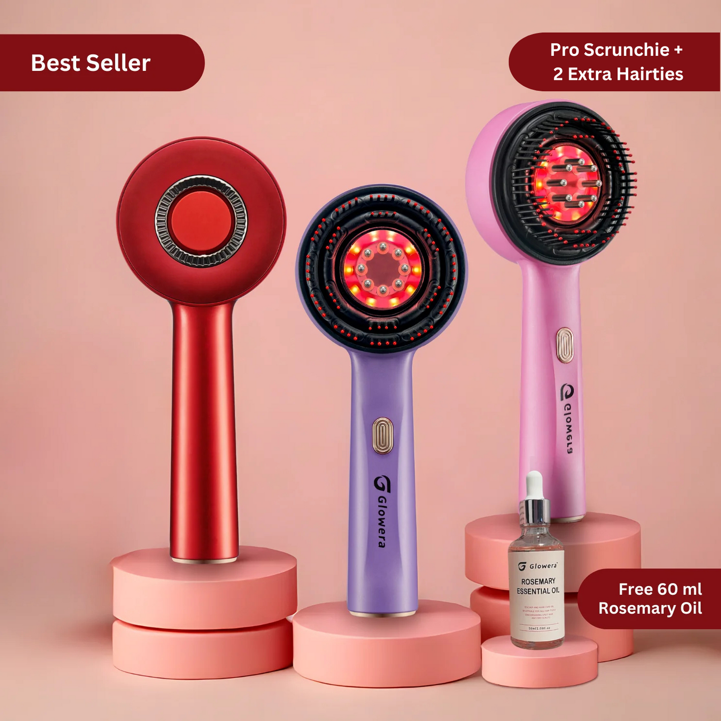 Glowera™ Red Light Scalp Massager