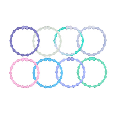 Cosmic Serenity Pack Hair Ties (8 Pack) - Een universum van stijl op je pols