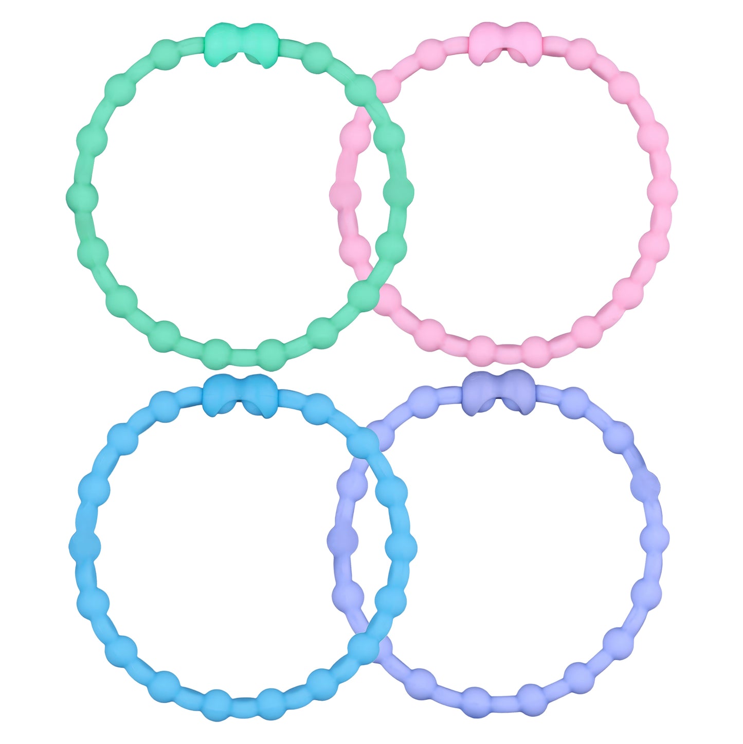 Pastel Dreams Pack Pro Hair Ties (4-Pack) para un estilo sin esfuerzo