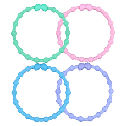 Pastel Dreams Pack Pro Hair Ties (4-Pack) para un estilo sin esfuerzo