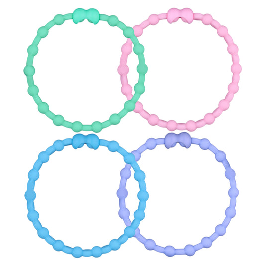 Pastel Dreams Pack PRO Hair Ties (4-Pack) for Effortless Style