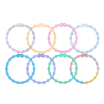 Pastel Dreams Pack Hair Ties (8 Pack): A Whimsical Escape into Soft Hues