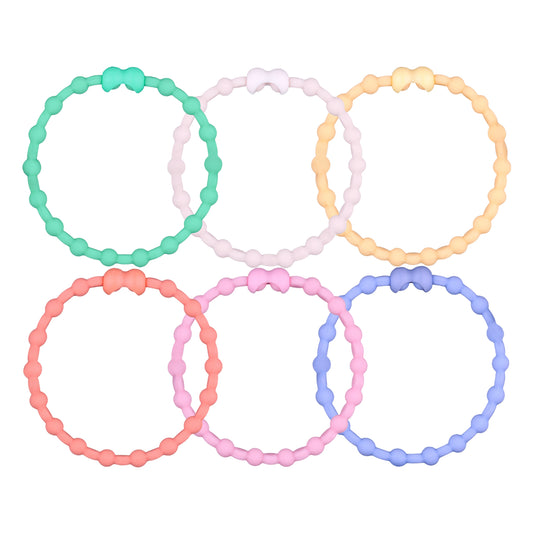 Spring Bloom Pack Hair Ties (6-Pack) - A Burst of Color for Every Style