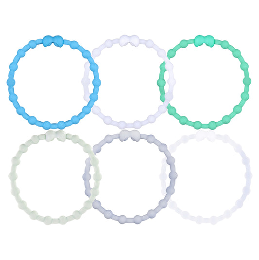 Frosty Mornings Pack Pro Hair Ties (6 pack): Un début cool et net de votre journée