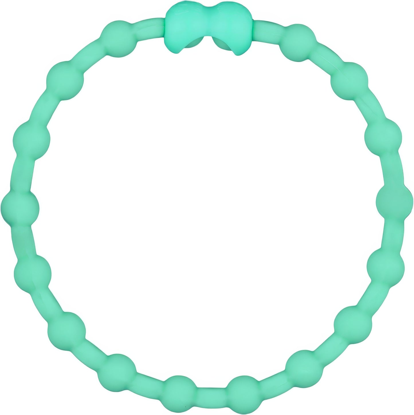 Pastel Green Hair Ties (4-Pack) for Subtle Elegance