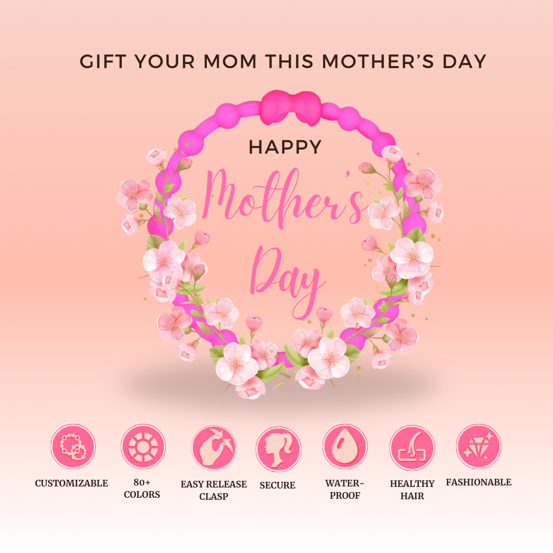 Mother's Day Pack Hair Ties (8 Pack): Show Mom You Care in Every Shade