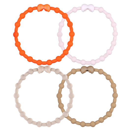 Sunkissed Dunes Pack Pro Hair Ties (4-pack): En resa genom värme och struktur