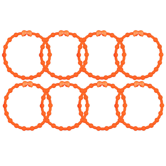 Orange Hair Ties (8 Pack): A Burst of Sunshine for Every Look