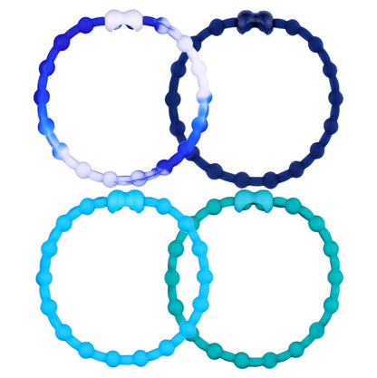 Ocean Depths Pack Pro Hair Ties (4-pack): duik in stijlvolle elegantie