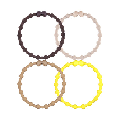 Rústico Autumn Pack Pro Hair Ties (4-Pack): abraza la calidez del otoño