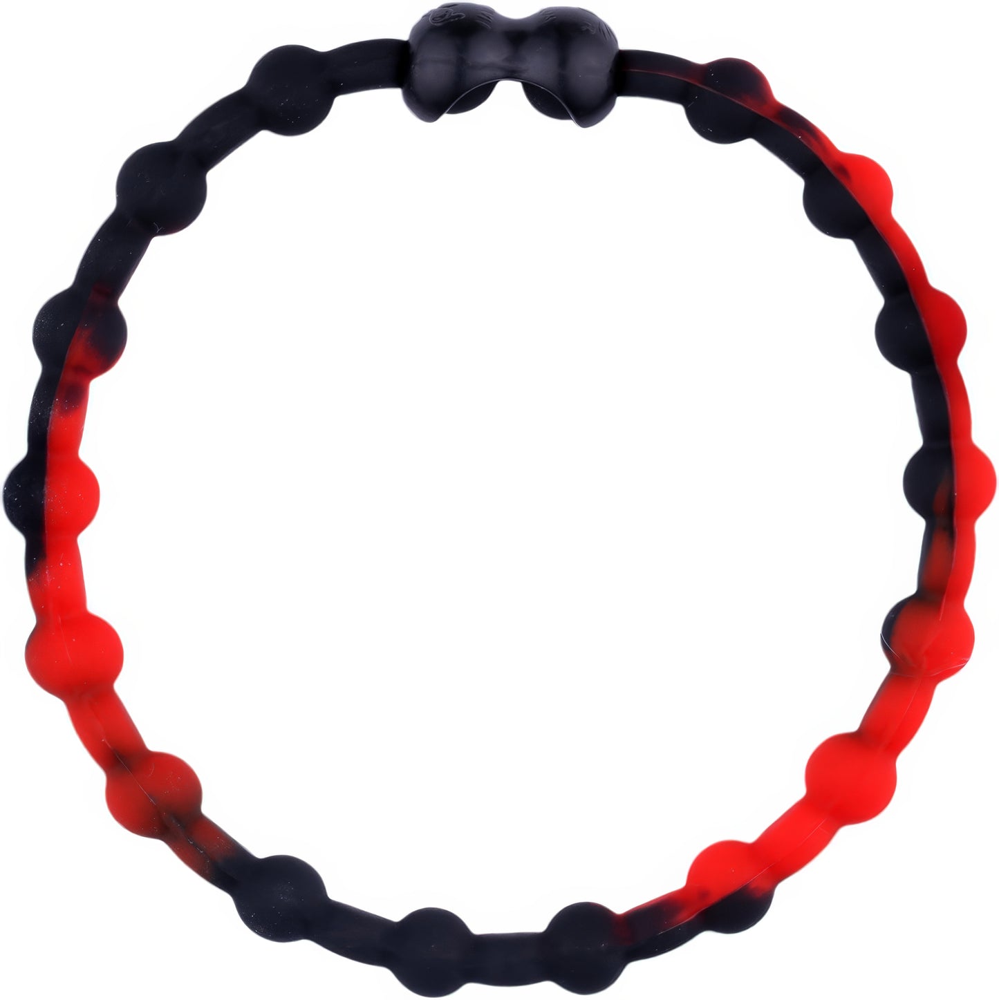 Black Red Hair Ties (4 Pack): Bold Statement, Secure Hold