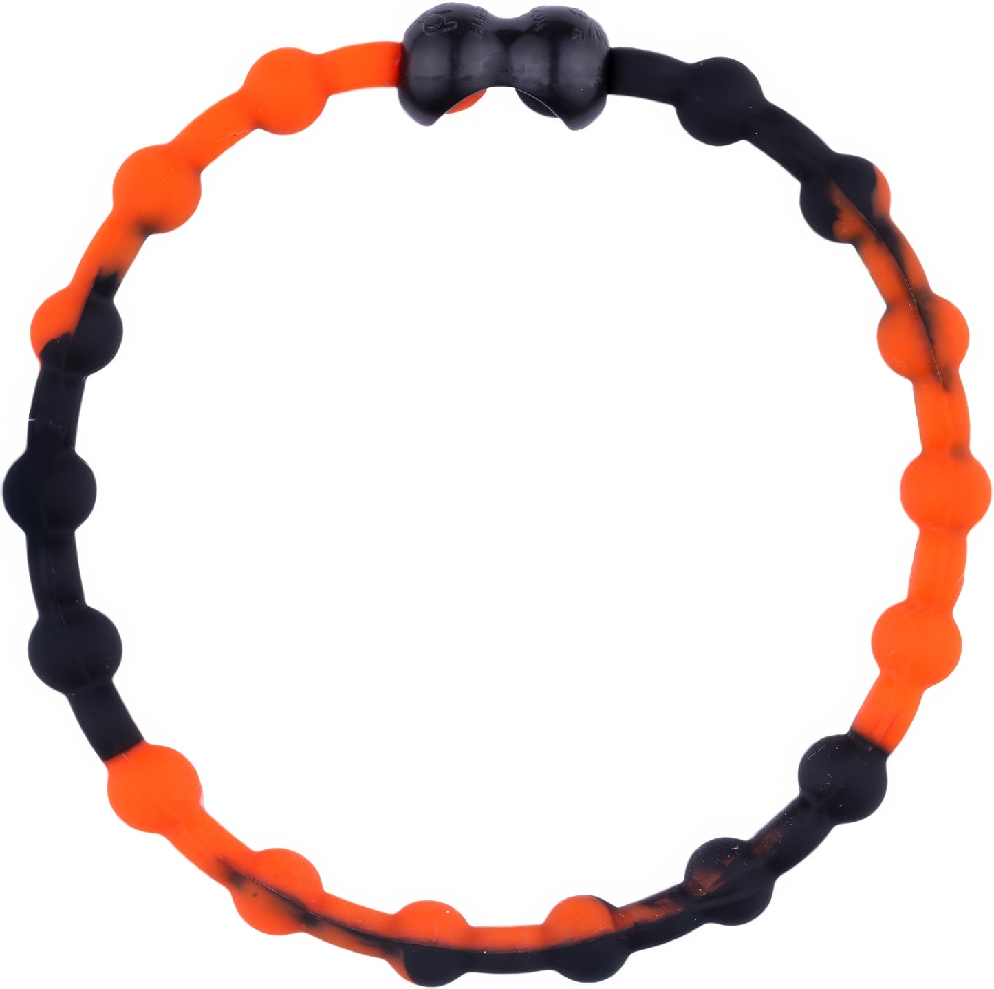 Black Orange Hair Ties (4 Pack) | Unik design, säkert grepp, smärtfri