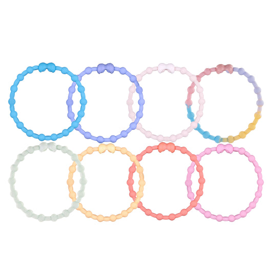 Orchard Bloom Pack Hair Ties (8 Pack): A Celebration of Springtime Elegance