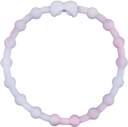 Cloudy Pink Hair Ties (4-Pack) | Soft Romance, Secure Hold, Gentle on Hair