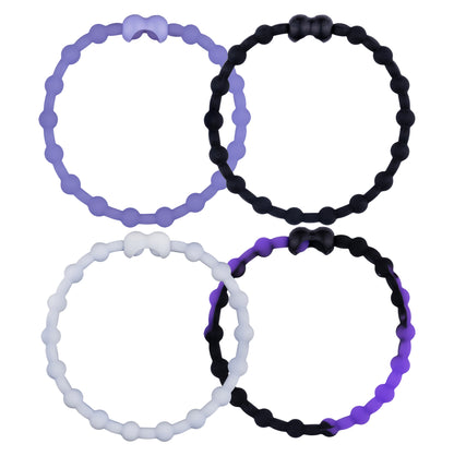 Mystic Night Sky Pack Pro Hair Ties (4-Pack): Embrassez la beauté céleste dans votre coiffure