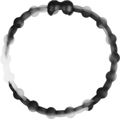 Clear Black Mix Hair Ties (4-Pack) | Versatile Style, Secure Hold, Gentle on Hair