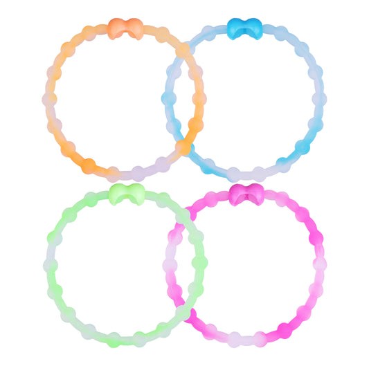 Neon Mirage Pack Pro Hair Ties (4-pack): höja din stil med livlig variation