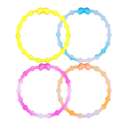 Neon Nightscape Pack Pro Hair Ties (4-pack): Omfamna den livliga natten