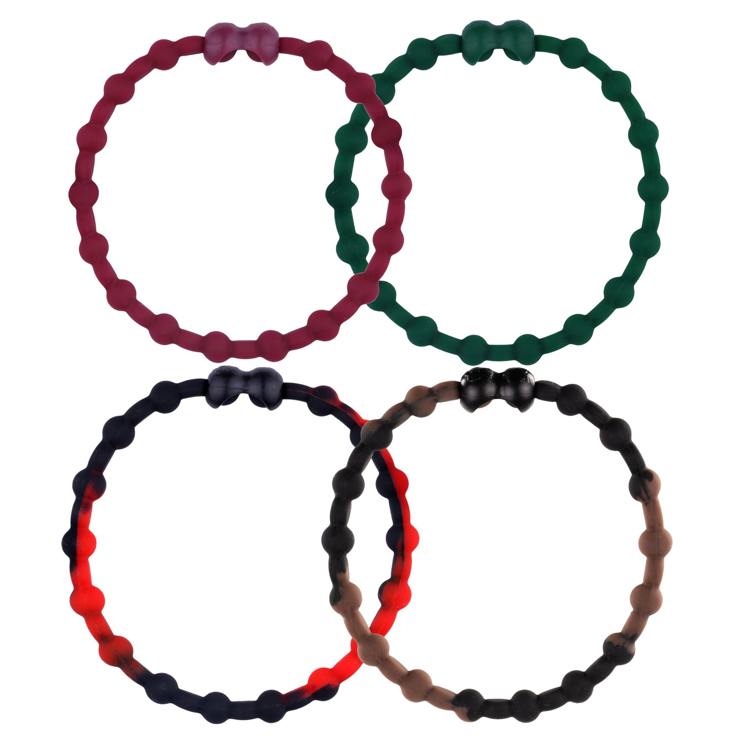 Twilight Mirage Pack PRO Hair Ties (4-Pack): Where Earth Meets Sky in Every Strand